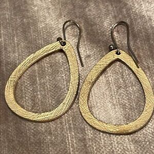 Open Tear Drop Minimalist Earrings